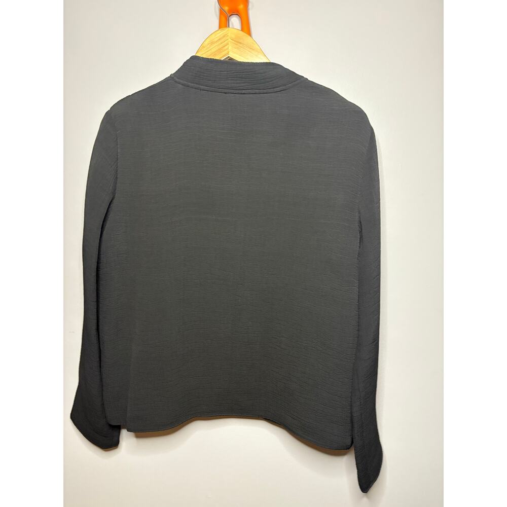 Eileen Fisher Black Blazer Jacket Size M - Picture 5 of 5